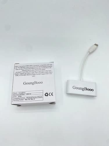 Goungbooo čitači Flash memorijskih kartica, USB C CF/SD / TF čitač kartica, kompaktni Flash čitač 3-Slot