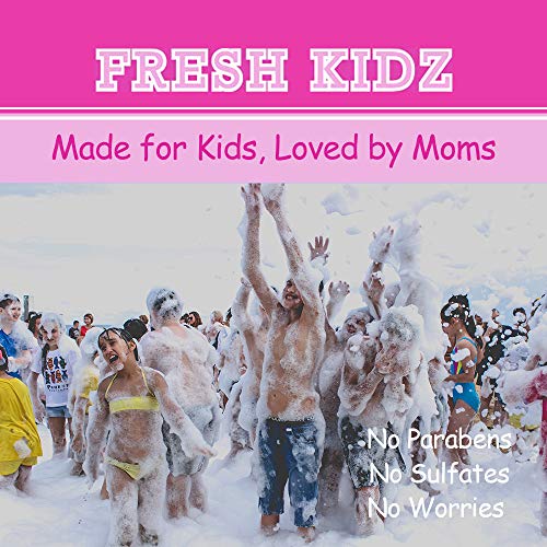 Fresh Kidz zadržati vrstu prirodna kosa & pranje tijela za djecu & Tinejdžeri - djevojke Pink, 16.9