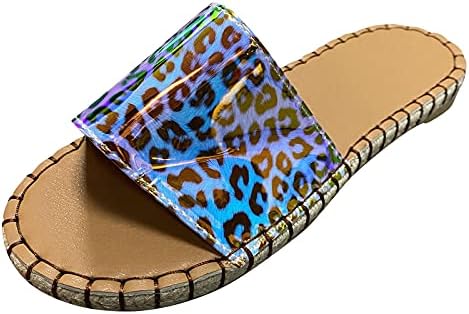 Ženski ljetni Neklizajući đonovi Slip-On prozračne otvorene papuče sa širokim klinom Casual Flats sandale cipele