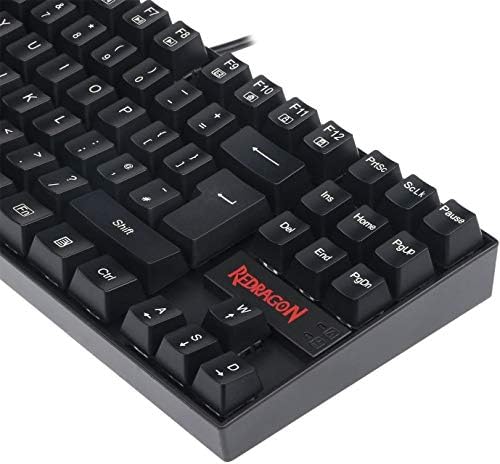 KJRJJP Gaming mehanička tastatura KUMARA, 87 ključna mehanička tastatura sa plavim prekidačima za PC igre