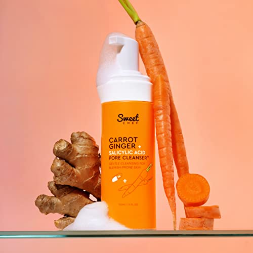 Sweet CHEF Carrot Ginger + salicilna kiselina PORE - pereno sredstvo za pranje lica i nježno sredstvo