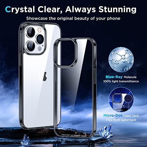 Simtect Ultra Clear Dizajniran za iPhone 14 Pro Max Case [ne-žutiling] [Snažno 10 Ft Vojno zaštita od pada]