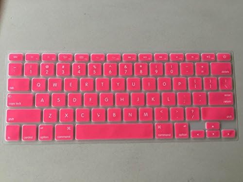 Automatska tastatura silikonska zaštitna membranska filmska koža za MacBook Air Pro 13/15/17 Laptop-Pink