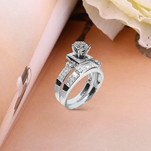 Prstenje za vjenčanje i angažman prsten ružičasti prsten za valentinovo dijamantski modni kreativni ringnringcan luksuzni prsten