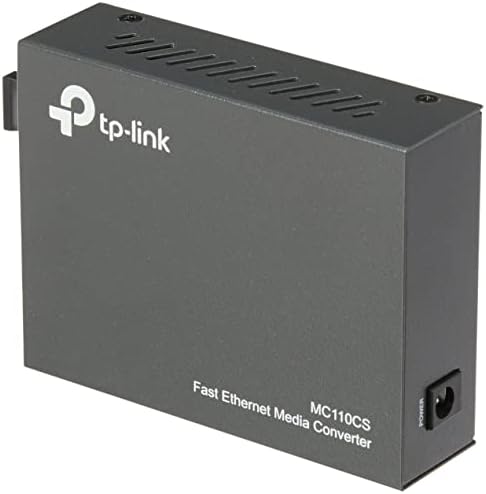 2KA4939 - TP-LINK MC110CS Converter Media, 10 / 100Mbps RJ45 do 100m jedno režima SC vlakna, do 1,2 mile, montažna