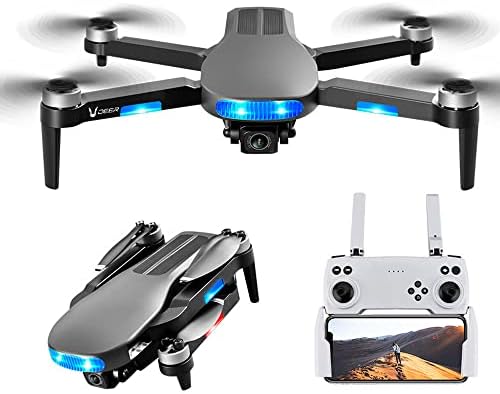 QIYHBVR Drone sa 8K kamerom za odrasle, 30 min vremena leta, FPV GPS Drone za početnika sa Live Video, motor