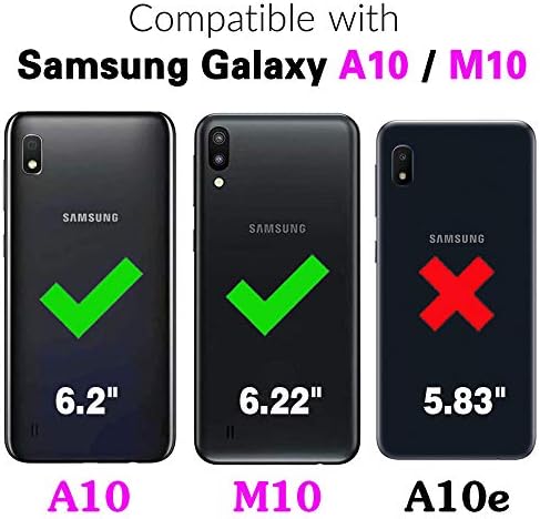 Asuwish kompatibilan sa futrolom za novčanik Samsung Galaxy A10 M10 i držačem kreditne kartice
