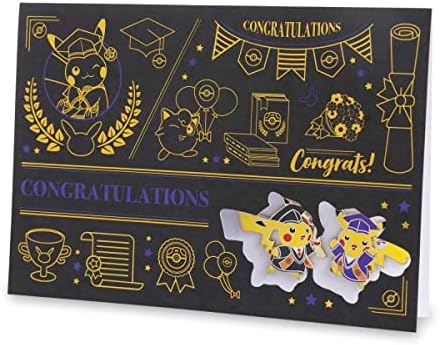 Pokémon centar: diplomiranje Pikachu 2023 Pokémon igle & čestitka