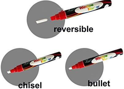 8 paketa kredom marker Pen Dry Erase markeri 6mm reverzibilni metak & amp; vrh dlijeta fluorescentni markeri