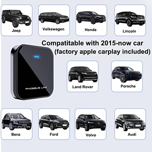 Phoebus Link Adapter za bežični karplay, Apple Carplay bežični adapter USB Carplay Dongle 2023