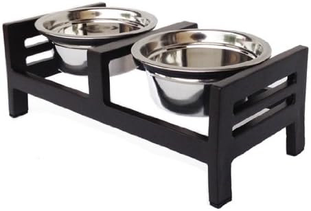 Moretti Eleved Dog Diner-5 - 1 Qt Bowls-Crna