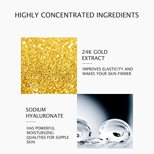 JOMTAM 24k Gold Luxury Essence hidratantni hidratantni natrijum hijaluronat popravak hranjivi