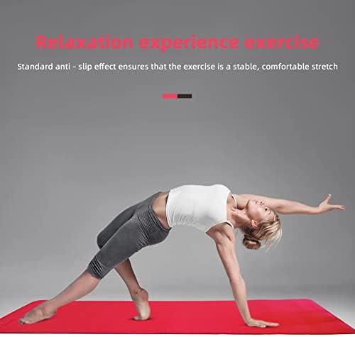Nelonis Eco-friendly yoga Mat Non-slip TPE fitnes Mat 1/3 inča debljine žene i muškarci Yoga Mat vježba