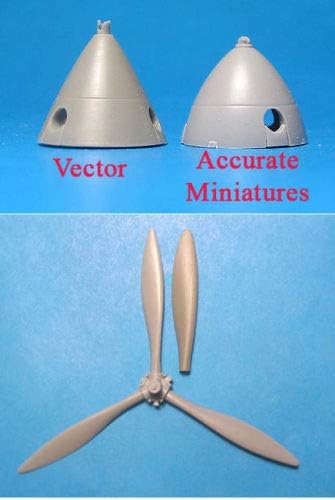 1/48 Il-2 Prop & Spinner vektor Resin za precizno minijaturni: VDS48026