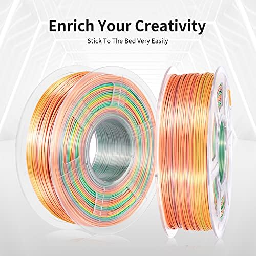Sunlu Rainbow svilena ploča + 3D filament pisača S1 sušilica za filamentna, 3D štampanje PLA + FILANIR 1,75mm,