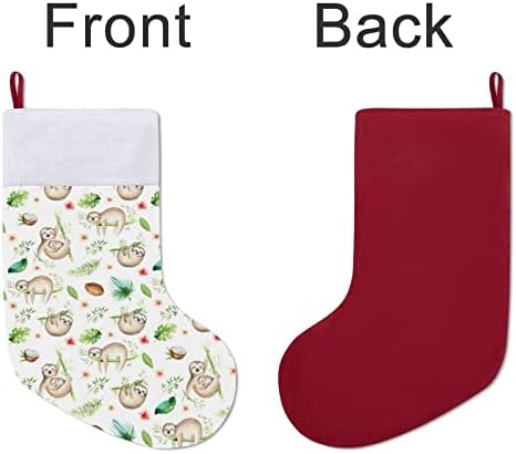 Životinje za bebe Božićne čarape Viseći čarape Ispis Xmas Tree Kamin Dekoracije