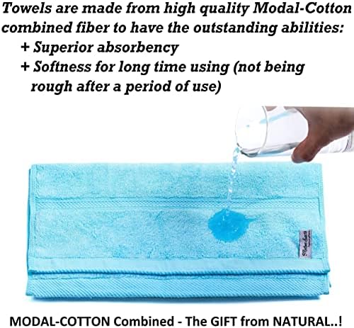Majka-zemljani ručnik za pranje za pranje - 12x12 inča vrhunska mekoća, dodatni upijajući ručnici,
