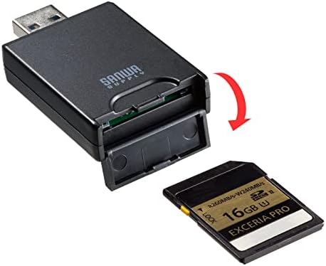 Sanwa Supply ADR-3sd4bk UHS-II kompatibilni čitač SD kartica