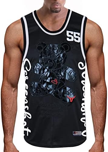 SCREENSHOT Muška Hip-Hop Premium Urbana Sreetwear modni dres Top-NYC Style košarkaški sportski