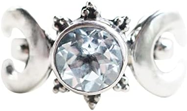 2023 Exquisite Vintage okrugli dijamantni zircon mjesečev prsten za žene Angažovanje prstenarskih