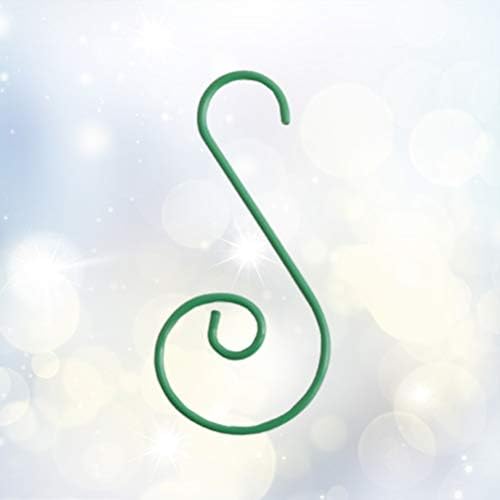 100 kom božićne vijence za kuke zelene multifunkcionalne čelične vješalice u obliku slova S za ukras Božićno