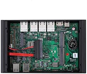 InuoMicro 5G Mini Desktop ruter G6412L4 Intel Celeron J6412, do 2.6 Ghz 16GB DDR4 512GB SSD, 4 LAN,