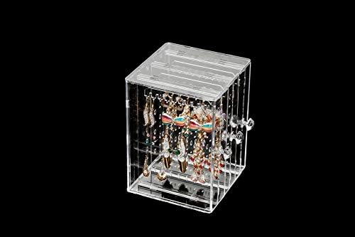 Ranit akrilni nakit za skladištenje nakita Naušnica Ekran STANDERS Organizator držač sa 3 vertikalnom