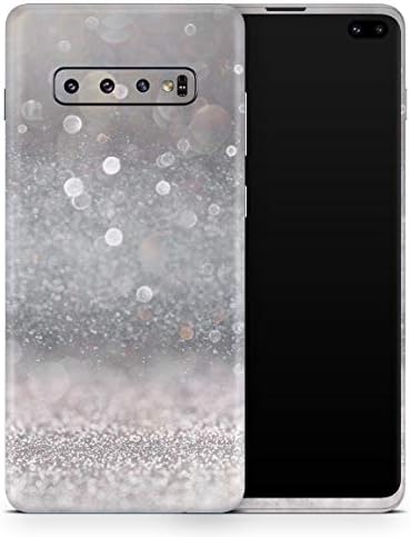 Dizajn Skinz nefokusirane svjetlucave kugle sive boje lagani vinil naljepnica omotač kompatibilan sa Samsung Galaxy