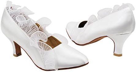 50 nijansi bijela ballroom latino plesna cipele za žene: Ballroom Salsa vjenčani klub