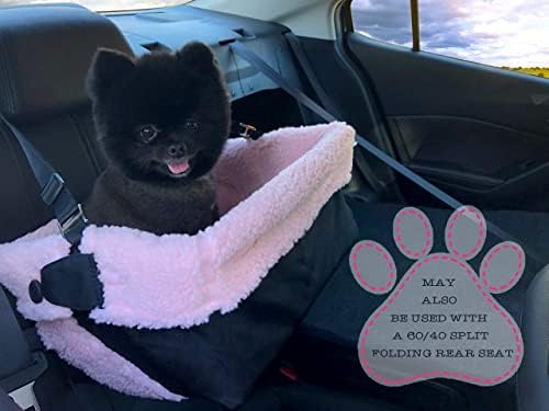 Stella i medvjedi ružičasta i crna ugodna pojačanje s kopčom na povodljivom psu Auto sjedišta