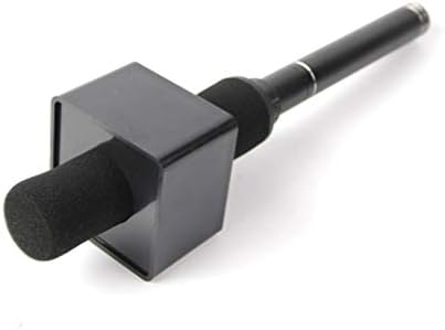 Tofficu Mic Cover lažni mikrofon 2kom prijenosni ABS za brizganje kvadratne i trokut u obliku
