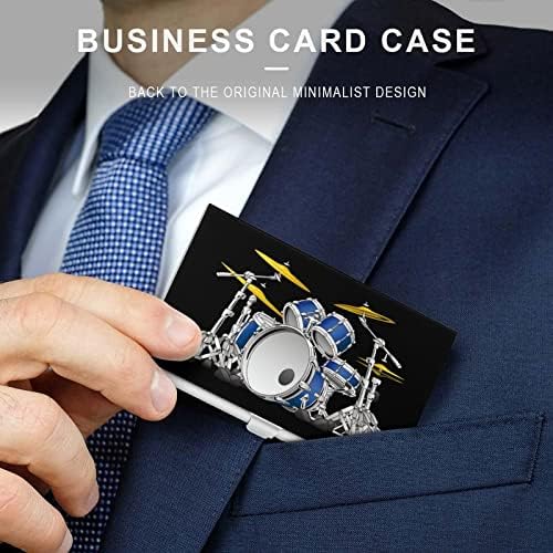 Bubanj Kit Instrument držač poslovne lične karte Silm Case Professional metal ime kartica Organizator džep