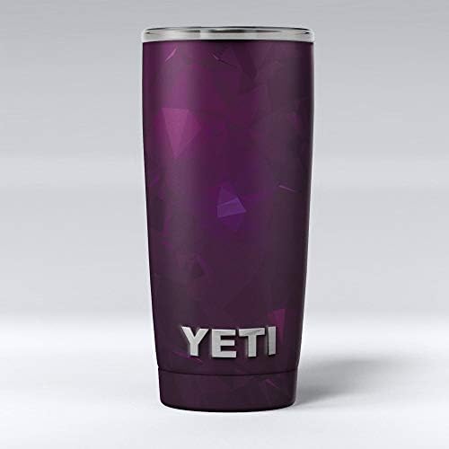 Dizajn Skinz tamno ružičasti geometrijski V16 - kože naljepnica vinil vinil komplet Kompatibilan je s Yeti Rambler Cooler Tumbler čaše