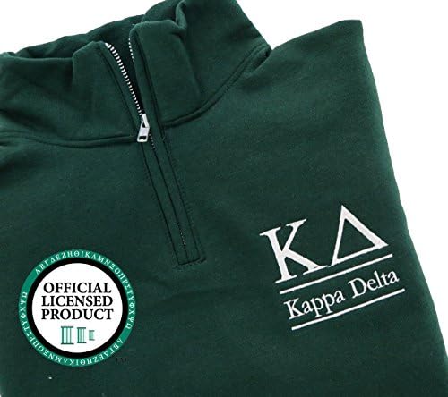 Kappa Delta Quarter pulover dukserica - Kay Dee sestrinstvo kadetski ovratnik džemper - KD pokloni Odjeća