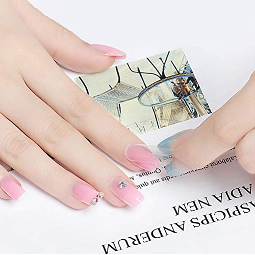 100 kom Poly extension Gel Dual Nail Forms, Poly nail gel Forms Gel clear Nail Mould Acrylic False