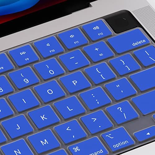 Tuiklol Keyboard Cover kompatibilan sa MacBook Pro 14 Inch A2442 & MacBook Pro 16 Inch A2485 M1 Pro ili