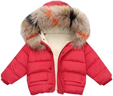 DCJSGVYS TODDLER Dječje dječake Dječja zima dugih rukava od vune od vune pamučni kaput jakna za babys Odjeća
