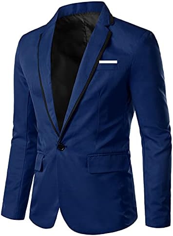 Muški casual blezer sportski kaput lagan jedno dugme Poslovne jakne stilski klasični fit tux haljina