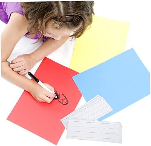Toyvian 50kom Prepisiva kartonska tabla za djecu magnetna tabla izbrisive bijele ploče trake rečenica za djecu