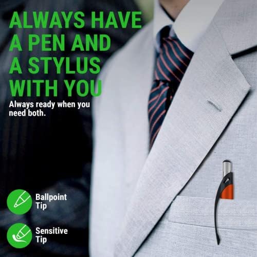 Olovka za olovku, 2 u 1 kapacitivna olovka & hemijska olovka za klik sa udobnim držačem za univerzalne uređaje
