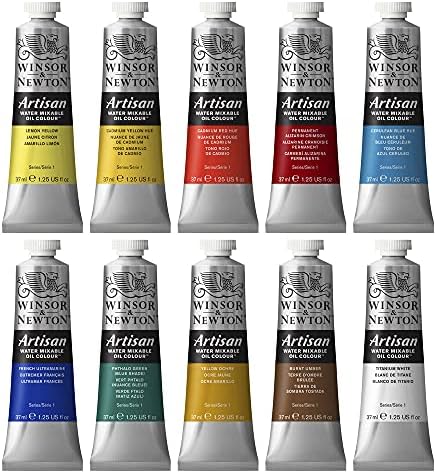Winsor & amp; Newton Artisan Set boja za miješanje vode u boji ulja, 1,25-Oz cijevi, Set od 10