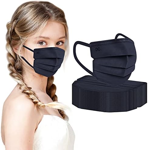 JMETRIE 50pc jednokratna maska za lice za odrasle, vanjska zaštita poklopac za lice prozračna udobna maska