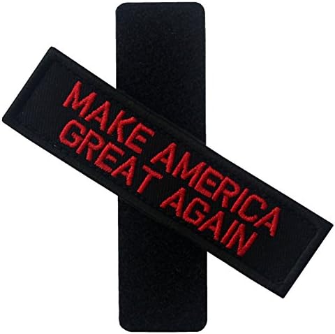 Napravite Ameriku Odlična, zadnja šešira za flaster za pričvršćivanje - crvena i crna