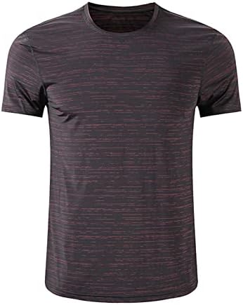 2023 Nova muška moda Jednostavna ledena svila Brzo sušenje Vežba za fitness Slim okrugli vrat Pulover muške majice