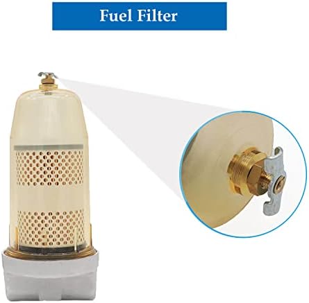 Accypro Spremnik za gorivo Filter B10-AL Zamjena za benzin i dizel vode odvojena 30 micron 25gpm 150psi sa cinkom