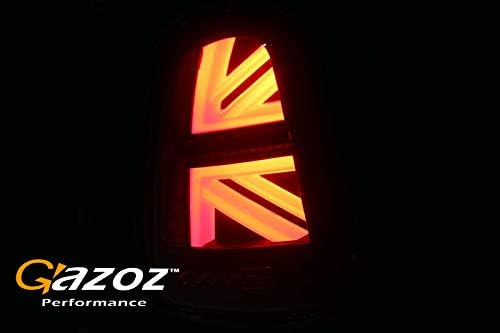 GAZOZ PERFORMANCE LED zadnja svjetla za 2010-2013 Mini Cooper R56 R57 R58 R59-UNION JACK SMOKE