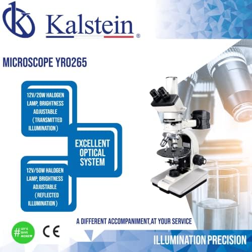 Kalstein profesionalni mikroskop binokularna polarizacija, prenos i reflektovanje svetlosti sa Ingle