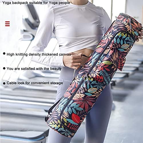Ykbtp Yoga Mat torba Zipper vodootporni ruksak za odlaganje teretana Pilates Sportska fitnes Vježba jastuk