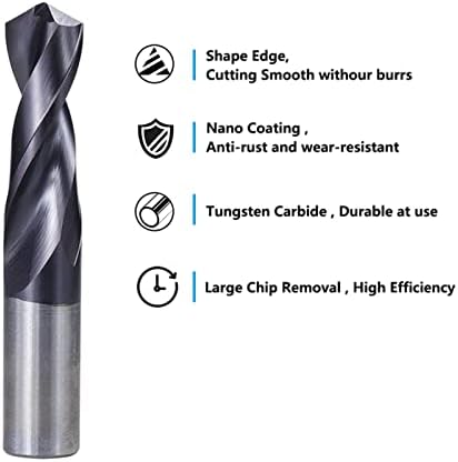 Vieue bušilice bitovi Carbide bušilice 1,0-12mm upleteni bitovi od nehrđajućeg čelika volfram bušilice