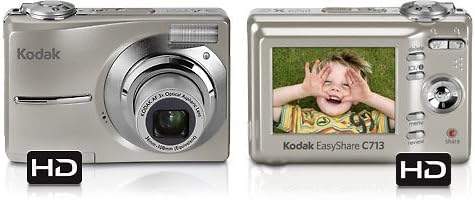 Kodak SV811 8 Digitalni okvir sa 128 MB interne memorije i C713 srebro 7,0 megapiksela 3x